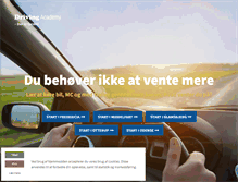 Tablet Screenshot of driving-academy.net